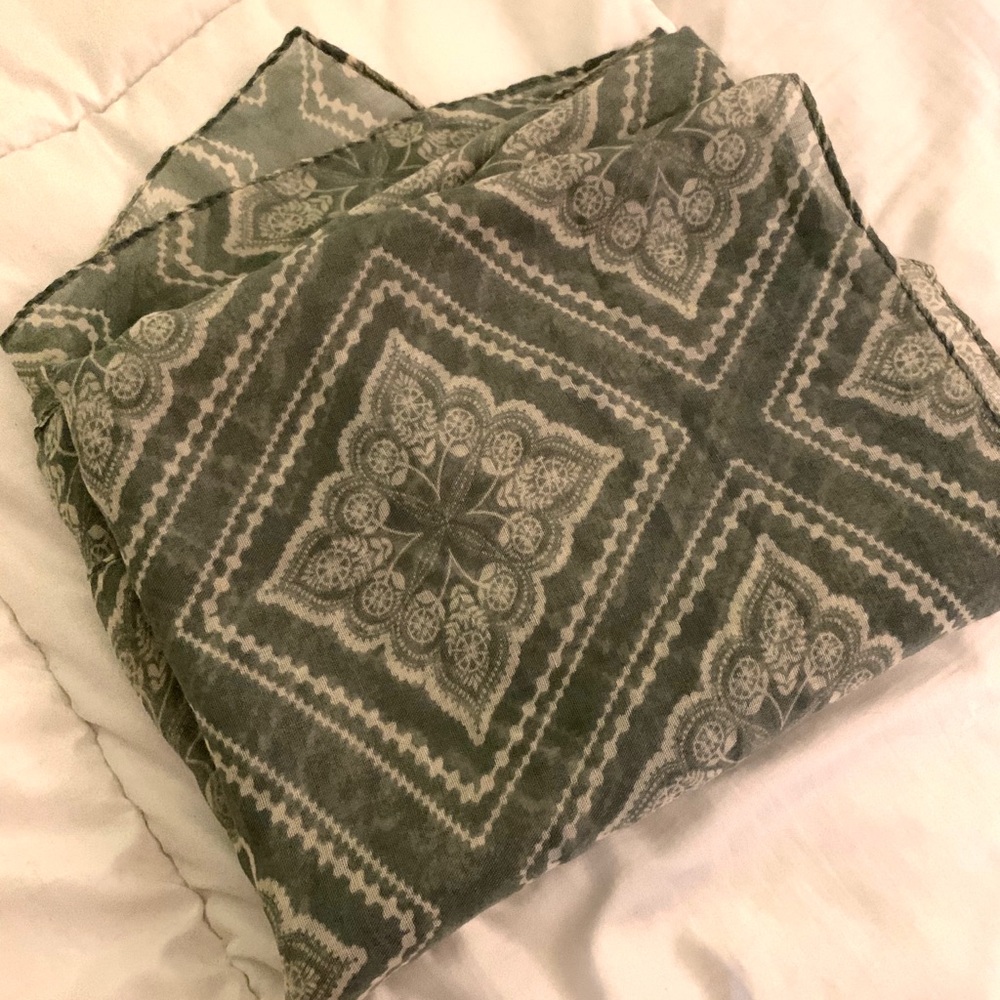 Mint Sheer Scarf